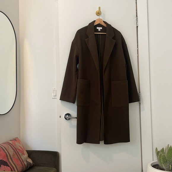 Topshop Jackets & Blazers - Top Shop coat, dark “ army green”, size us 8